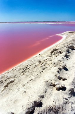 Pink Water for Salt Production clipart