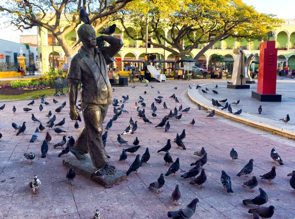 Estatua en Campeche — Foto de Stock