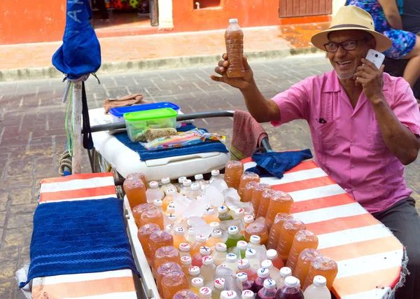 Juice Vendor in México —  Fotos de Stock
