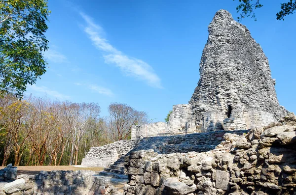 Xpujil Mayan Archaeological Site — Stock Photo, Image