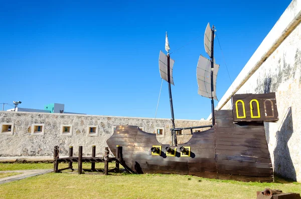 Old Ship in Campeche, Mexico — Stock Photo, Image