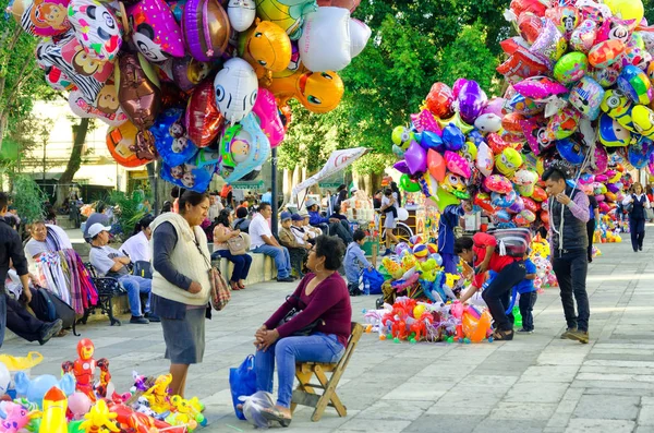 Balon dostawców w Oaxaca — Zdjęcie stockowe