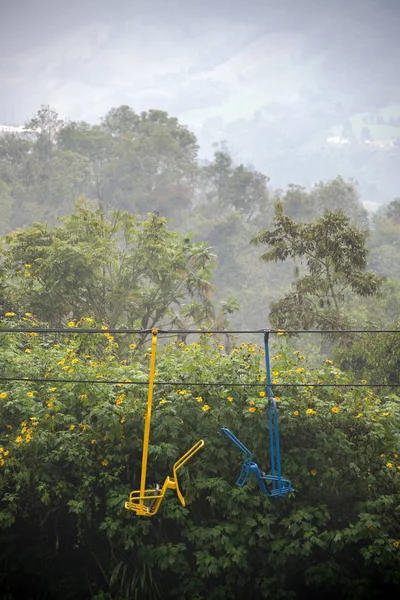 Chair Lift near Manizales, Colombia — Stock Photo, Image