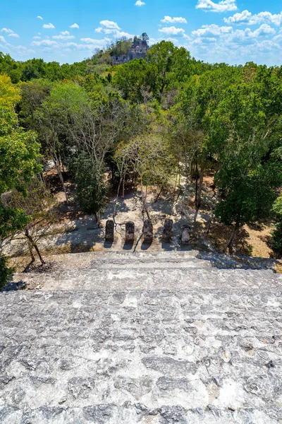 カラクムル、メキシコのマヤ遺跡 — ストック写真