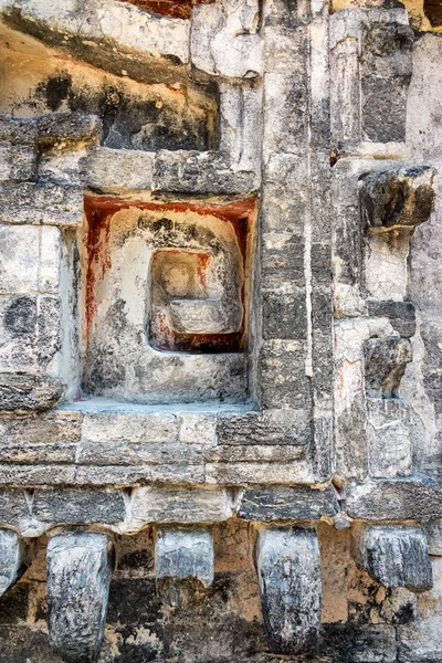 Dettagli di Rovine a Chicanna, Messico — Foto Stock