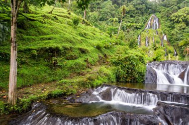 Waterfall at Santa Rosa de Cabal, Colombia clipart