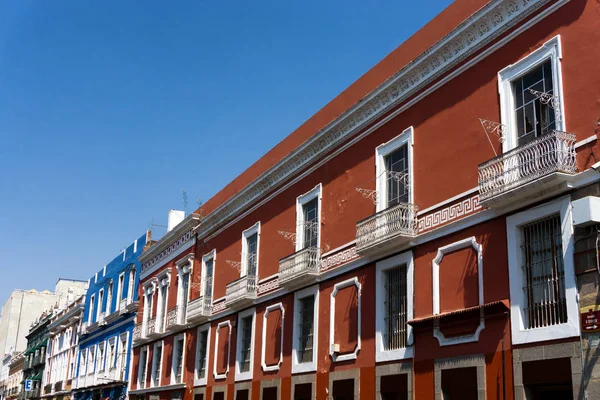 Arquitectura Colonial en Puebla — Foto de Stock