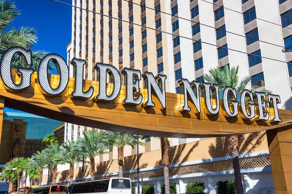 Las Vegas'ta altın Nugget — Stok fotoğraf