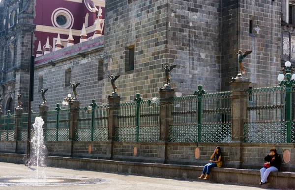 Catedral de Puebla no México — Fotografia de Stock