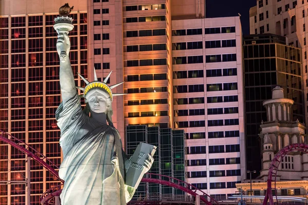 Socha svobody a New York New York — Stock fotografie