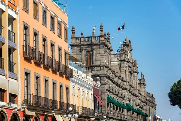 Stadhuis in Puebla, Mexico — Stockfoto