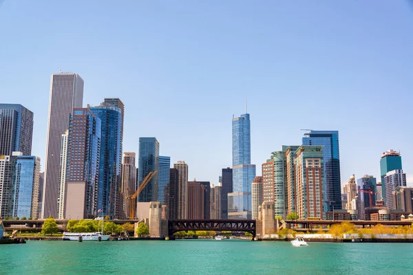 Chicago Wolkenkratzer Blick — Stockfoto