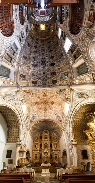 Chiesa di Oaxaca Interno Panorama — Foto Stock