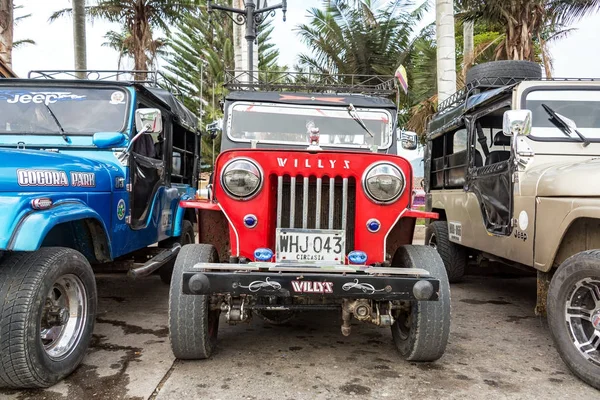 Jeep Willys nel Salento, Colombia — Foto Stock