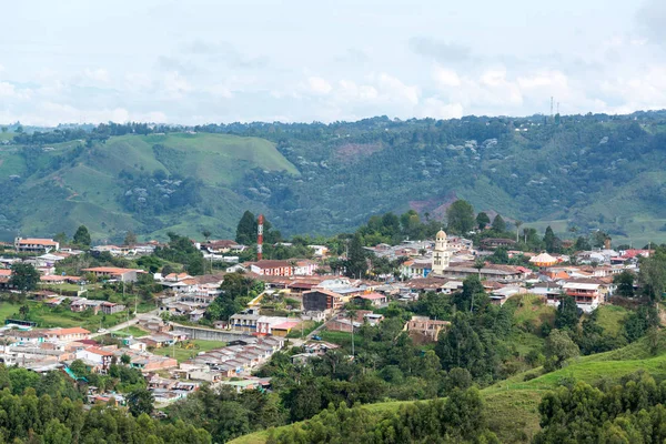 Blick auf den salento, kolumbien — Stockfoto