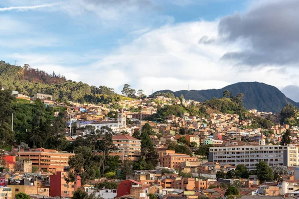 La Candelaria Blick in Bogota Stockbild