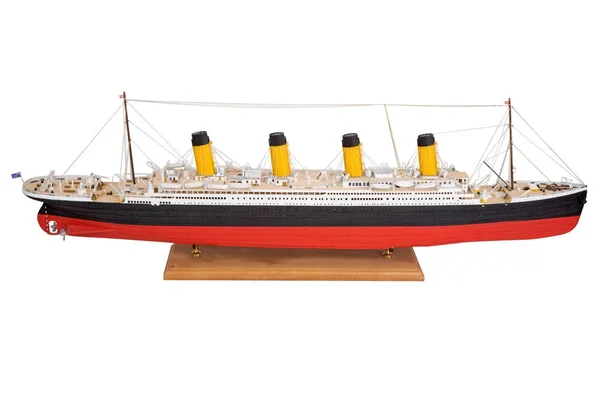 Modelo hecho a mano de Titanic — Foto de Stock