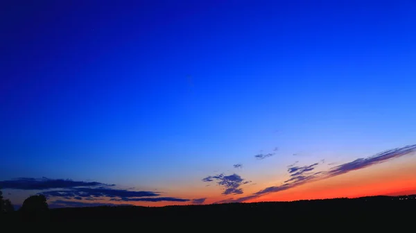 Günbatımı Şaşırtıcı Resmi Sveç — Stok fotoğraf