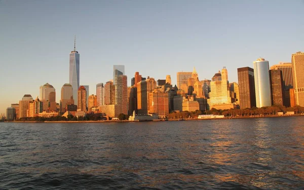 Vista Sobre Manhattan New York — Fotografia de Stock