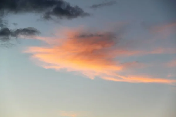 Belle Vue Sur Ciel Été Avec Nuages Suède — Photo