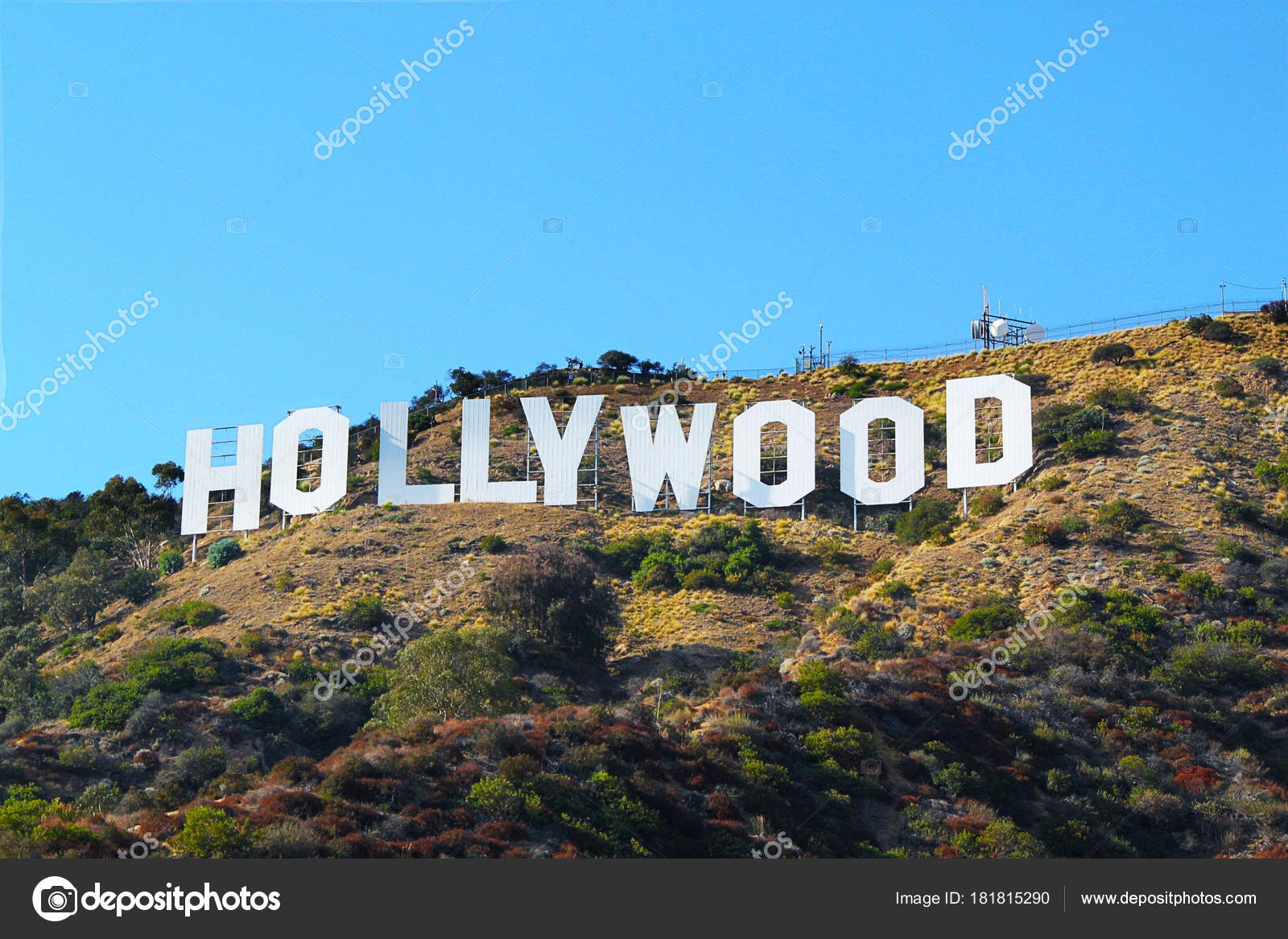 Los Angeles Sinal de Hollywood — Fotografia de Stock Editorial