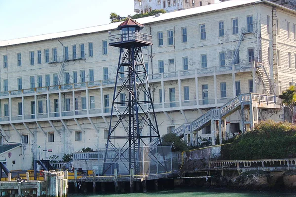 San Francisco Vecchia Prigione Alcatraz Storia Sfondi Storici — Foto Stock