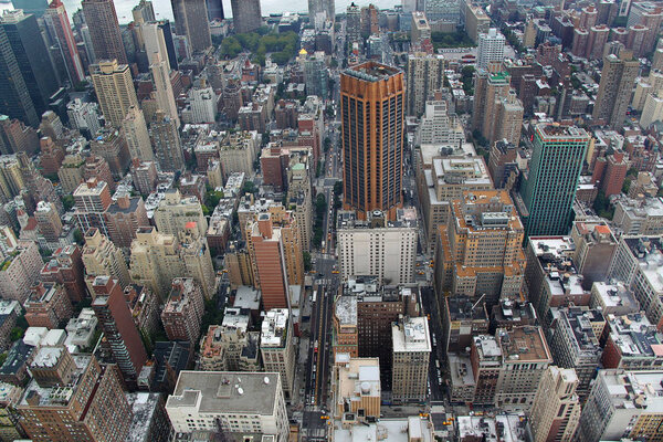 New York. USA. View on Manhattan from Empire State Buildinig.