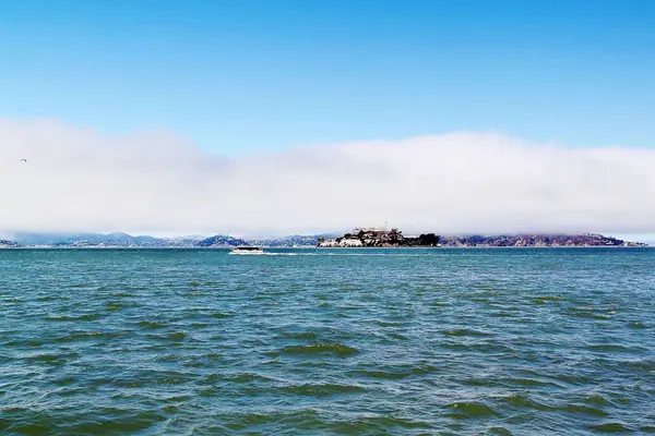 San Francisco Vista Prisión Alcatraz Fondo Isla Alcatraz Estados Unidos —  Fotos de Stock