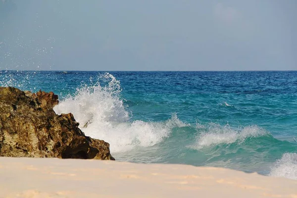 Bermudas Increíble Paisaje Piedra Agua Turquesa Del Océano Atlántico Hermoso —  Fotos de Stock