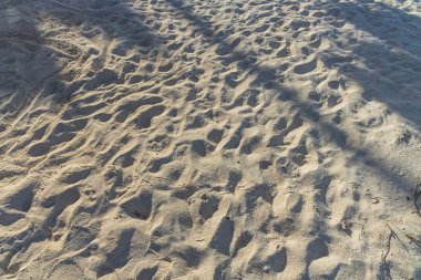 Duvar kağıdı arkaplan dokusu kum şeklinde. Aruba adası. Güzel kum arka planlar..