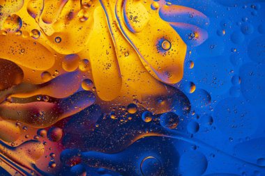 Kırmızı, mavi, turuncu, sarı soyut tasarım, doku görüntülerini kapatın. Güzel arka planlar.