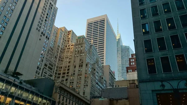 Gyönyörű Kilátás Nyílik Manhattanre Egyesült Államok New York Ban — Stock Fotó