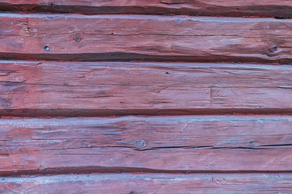 Beautiful View Old Red Wooden Wall Surface Beautiful Wooden Texture — Stock Photo, Image