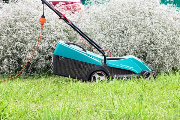 庭の芝刈機 ストックフォト