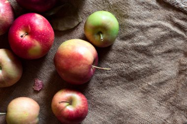 kırmızı elma yeşil elma