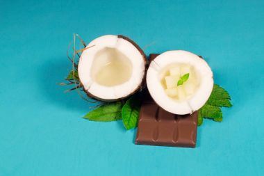 Çikolata, Hindistan cevizi ve Hindistan cevizi pralin