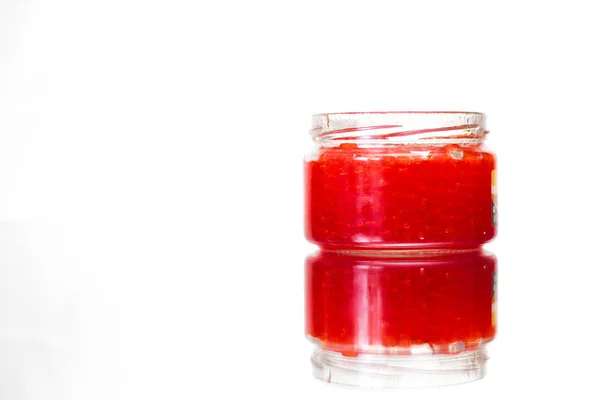 Can of red caviar — Stock Photo, Image