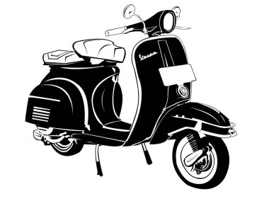 Vecpa, motosiklet vektör, bisikletçinin, ulaşım, seyahat, spor, retro, vintage