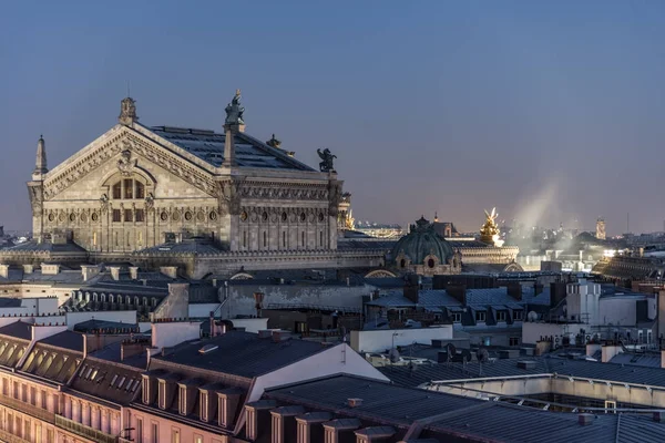 Vacker solnedgång på Paris — Stockfoto