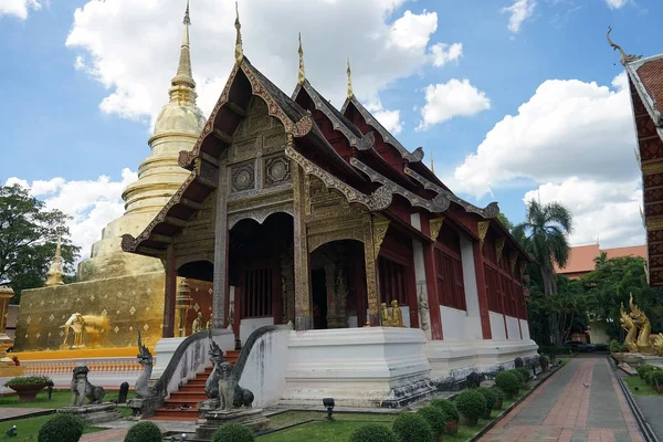 Wat Phra Singh Chiang Mai Buddha Thailand Temple Buddhism God — Stock Photo, Image