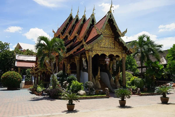 Wat Ket Karam Thailand Chiang mai Buddha Budismus Temple Religion — Stock Photo, Image