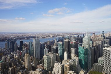 New York City Manhatten ABD manzarası gökyüzü