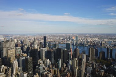 New York City Manhatten ABD manzarası gökyüzü