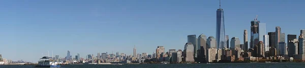 Skyline New York Manhattan Hudson River luce — Foto Stock