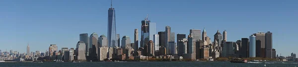 Panorama New Yorku Manhattan Hudson River Light — Stock fotografie