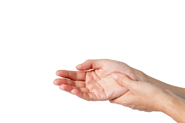 Carpal tunnel syndrome concept isolated — Stock Photo, Image