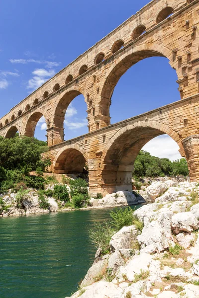 A Pont du Gard em França — Fotografia de Stock