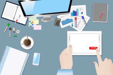 Şimdi konsept vektör satın