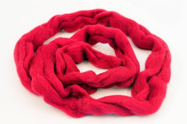 Yün keçe, renk kiraz için.