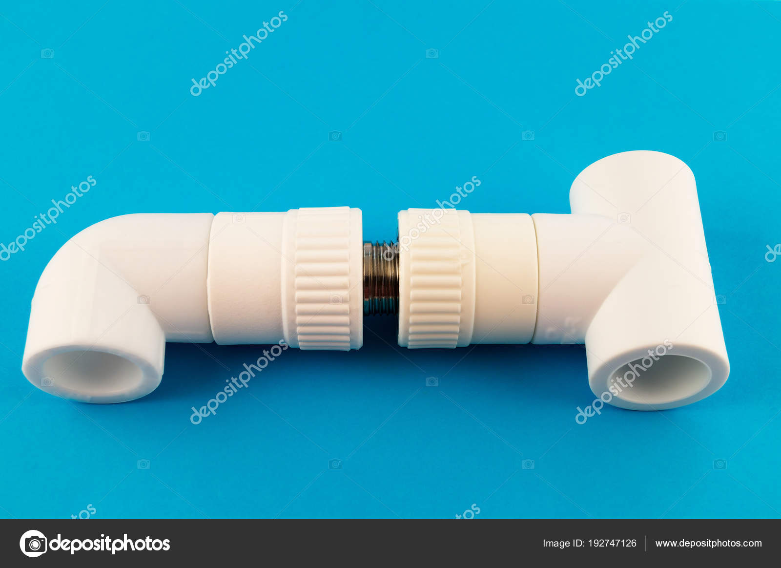 Fittings Water Pipe Installation Two Connecting Composite